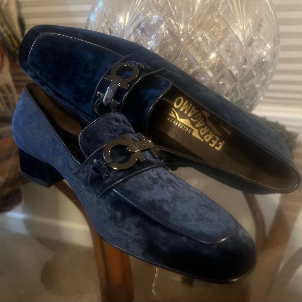 Salvatore Ferragamo suede loafers